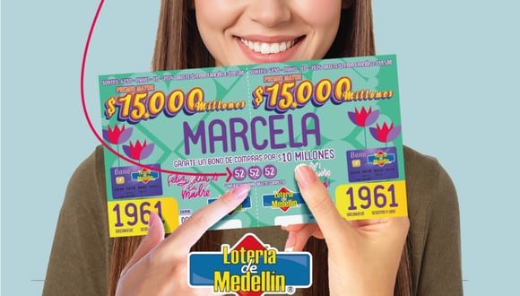 Lotería de Medellín: conoce el número ganadores del 10 de mayo 2024 (Foto: @LoteriaMedellin)