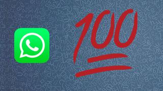 Entérate qué significa realmente el emoji del número 100 de WhatsApp