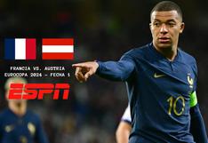 ESPN EN VIVO - cómo ver Francia vs. Austria online por Internet y Streaming TV