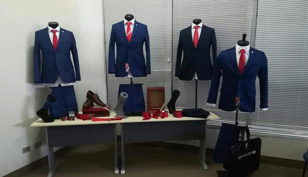 Perú en Rusia 2018: mira los elegantes ternos que vestirá la bicolor en el Mundial. (Facebook)