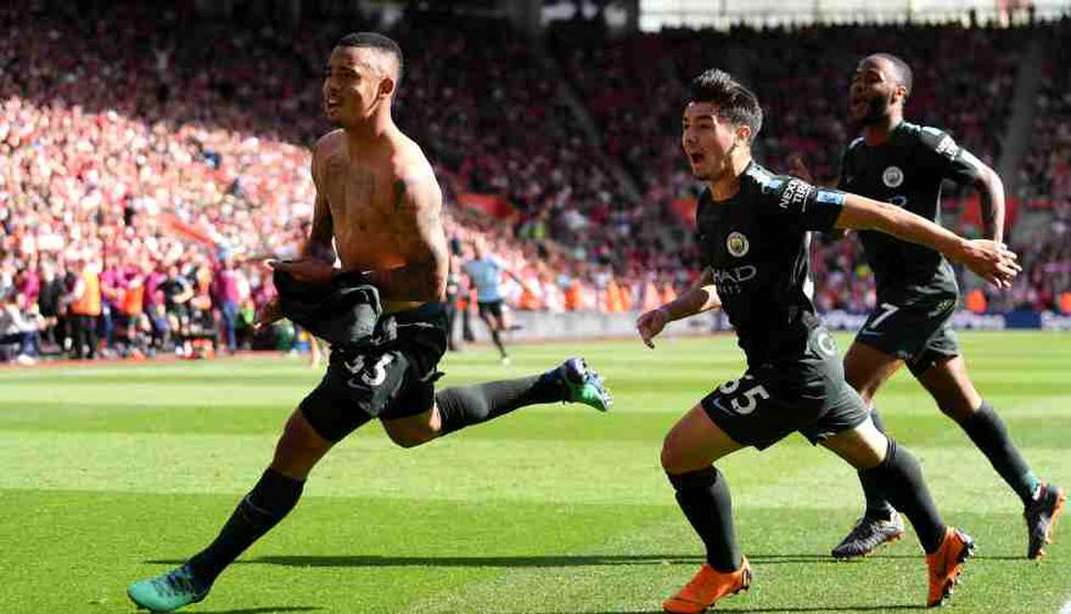Manchester City ganó 1-0 a Southampton y logró récord histórico en Premier League (Foto: Agencias).