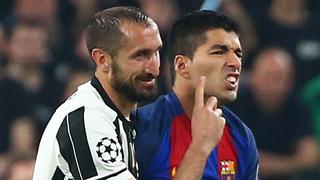 El encuentro que todos querían ver: esto fue lo que pasó cuando Suárez y Chiellini se cruzaron