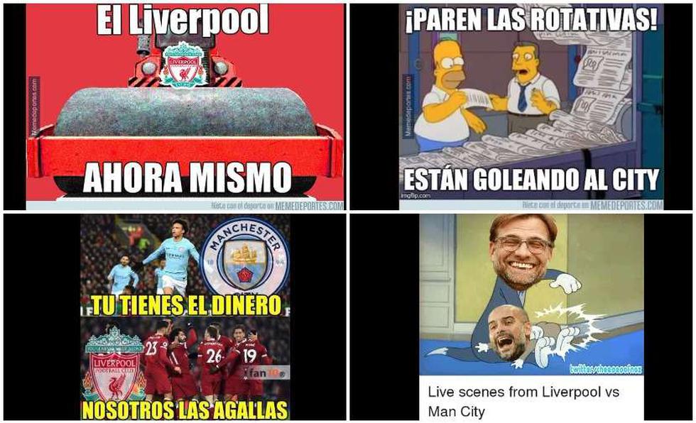 Pep Guardiola víctima de los crueles memes en el Liverpool vs. Manchester City (Foto: Facebook).