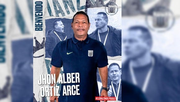 Jhon Ortiz dirigirá el equipo femenino de Alianza Lima para el 2023. (Foto: Prensa AL)