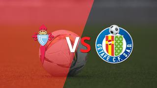 Termina el primer tiempo con una victoria para Getafe vs Celta por 1-0