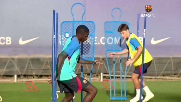 El entrenamiento del FC Barcelona pensando en el reinicio de LaLiga ante Mallorca. (Video: Barça TV)