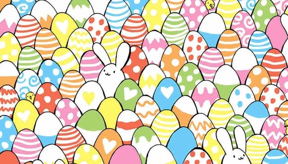 ¿Eres capaz de ubicar los huevos blancos en esta imagen? (Foto: dudof.com)