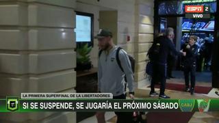 ¡De regreso! Jugadores de Boca Juniors regresaron al hotel ante torrencial lluvia en La Bombonera