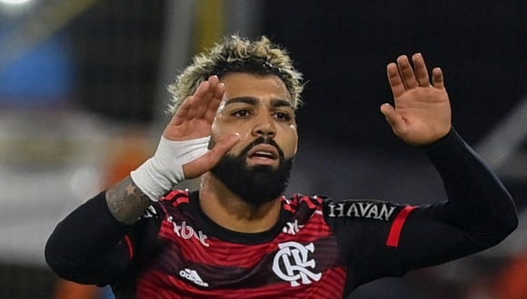 Flamengo venció a la U. Católica en Chile por Copa Libertadores. (Foto: AFP)