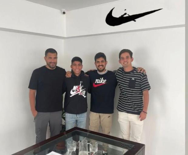 Piero Quispe firma por la empresa Nike. (Foto: Difusión)