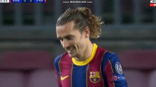 Tras gran pase de Pedri: Griezmann tuvo el 1-0 de Barcelona vs. PSG pero Navas le dijo ‘no’ [VIDEO]