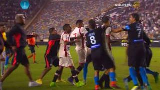 Universitario de Deportes ante Alianza Lima: Luis Tejada agredió a rival y generó bronca (VIDEO)