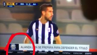 Alianza Lima: ESPN volvió a confundir el escudo del equipo íntimo