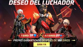 Cómo ganar en Free Fire los premios principales del “Deseo del luchador”