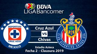 Cruz Azul - Chivas EN VIVO transmisión EN DIRECTO vía TDN por el Torneo Clausura de la Liga MX 2018-2019​
