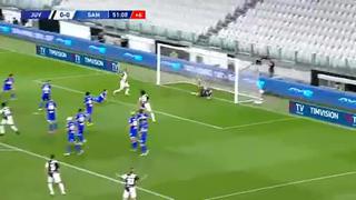 Jugada de laboratorio: Cristiano Ronaldo abrió el marcador ante Sampdoria con potente derechazo [VIDEO]
