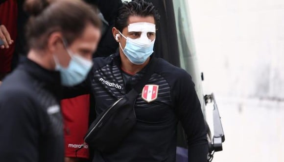 Gianluca Lapadula cuidará su nariz con una máscara protectora. (Foto: Jesús Saucedo / GEC)