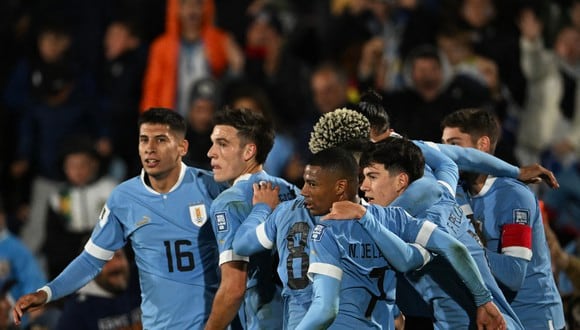 Uruguay y Brasil en partido por Eliminatorias 2026. (Foto: AFP)