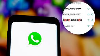 WhatsApp: cómo cambiar el tipo de letra en tus conversaciones