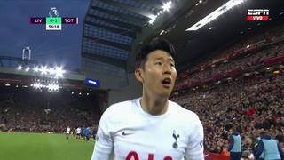 Lo celebra el City: gol de Heung-Min Son para el 1-0 del Tottenham vs. Liverpool [VIDEO]