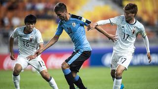 Uruguay venció 2-0 a Japón y clasificó a octavos de final del Mundial Sub 20