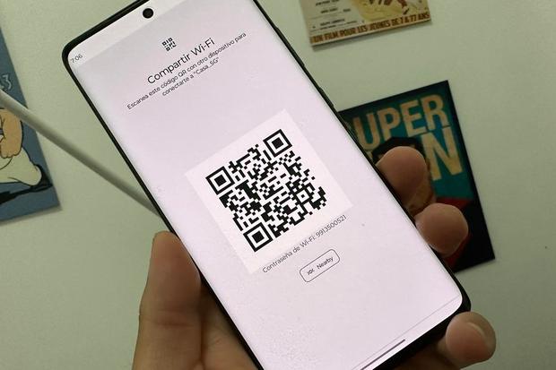 This way you can connect to any Wi-Fi network just by scanning the QR code.  (Photo: MAG - Rommel Yupanqui)