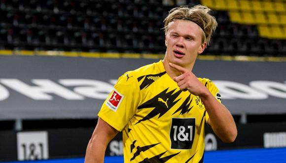 Erling Haaland tiene contrato con el Dortmund hasta 2024. (Foto: EFE)