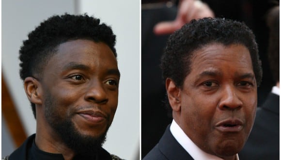 Denzel Washington le pagó los estudios a Chadwick Boseman y ninguno de los dos lo sabía. (Foto: AFP)