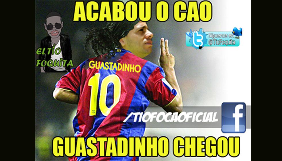 Guastavino volvió a aparecer en el momento justo y en las redes hasta lo compararon con Ronaldinho.