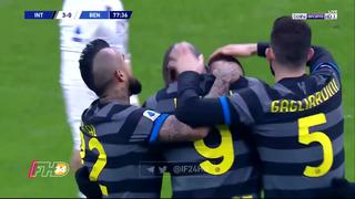 Alexis Sánchez se vistió de gala: la genial asistencia del chileno para el gol de Lukaku y el 4-0 del Inter ante Benevento [VIDEO]