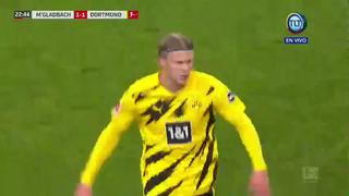 Haaland se lució con dos golazos para doblete en la Bundesliga [VIDEO]