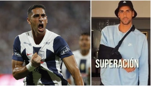 Sabbag y la lesión que sufrió practicando 'tijeras' con Alianza Lima. (Composición: Depor)