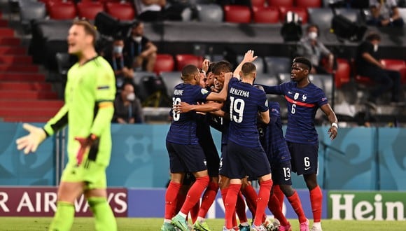 Francia sumó su primeros tres puntos por el Grupo F de la Eurocopa. (Foto: Agencias)