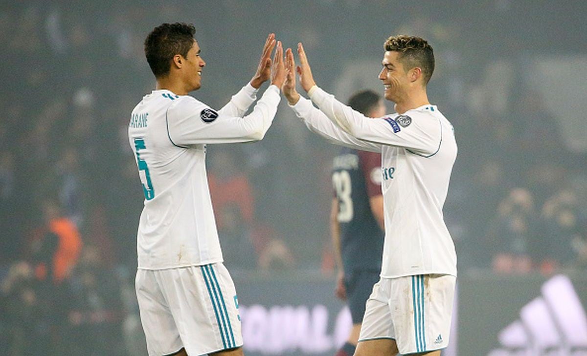 Cristiano Ronaldo y Varane ganaron cuatro Champions, dos Ligas, tres Mundiales, entre otras Copas. (Getty)