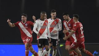 No pudo en el Monumental: River Plate empató 1-1 con Argentinos por Copa Libertadores