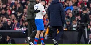 Pedri salió lesionado del partido entre Barcelona y Athletic en San Mamés. (Foto: Getty Images)