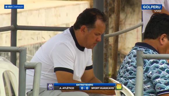 Juan Reynoso estuvo presente en el Alianza Atlético vs. Sport Huancayo. (Captura: GOLPERU)