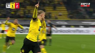 Imparable: Haaland y su golazo para el 2-2 del Dortmund vs. Bayern [VIDEO]