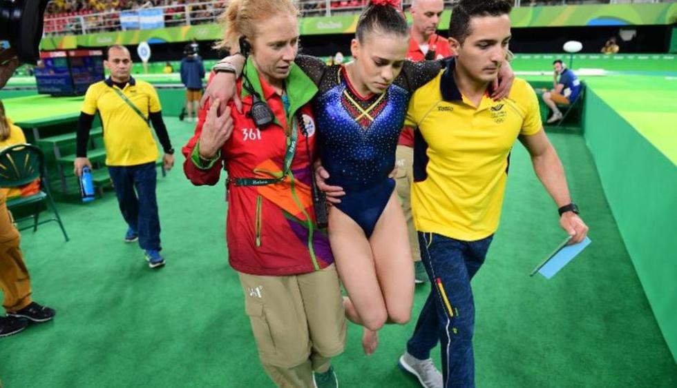 La colombiana Catalina Escobar sufrió un esguince en el pie derecho. (Getty)