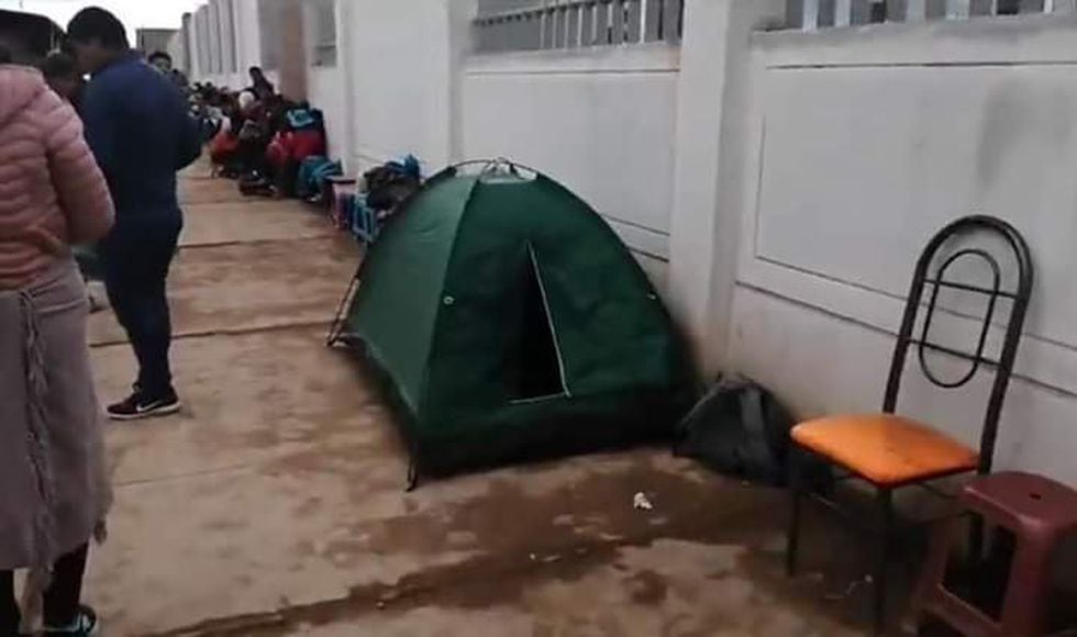 Así lucen los exteriores del estadio de Juliaca por el duelo de Binacional vs. Sao Paulo, por la Copa Libertadores. (Foto: Difusión)