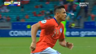 ¿Problemas para anotar? ¡Llama a Alexis Sánchez! El 2-1 de Chile ante Ecuador por Copa América 2019 [VIDEO]