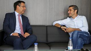 Tranquilo, Ernesto: la reunión de Valverde con Bartomeu que le asegura su estadía en Barcelona