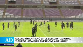 Perú vs Uruguay: selección peruana entrenó en el Nacional y quedó lista para enfrentar a los ‘charrúas’