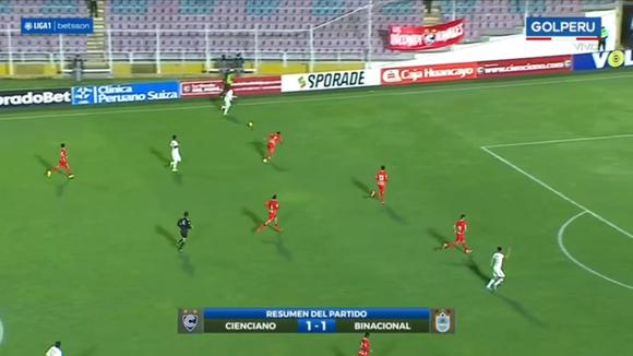 Cienciano y Binacional empataron 1-1 en Cusco por el Torneo Clausura. (Fuente: GOLPERU)