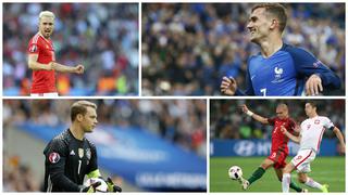 Eurocopa Francia 2016: el once ideal de los cuartos de final