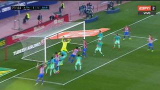 Garra uruguaya: Diego Godín puso el empate ante el Barcelona tras buen cabezazo