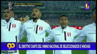 Perú vs. Uruguay: Así se entonó el Himno Nacional en el coloso José Díaz