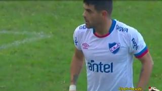 Luis Aguiar marcó un golazo de tiro libre en Uruguay [VIDEO]