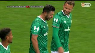 ¡Volvió a festejar! Claudio Pizarro anotó con camiseta de Werder Bremen en su despedida [VIDEO]