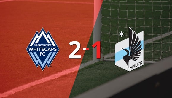 Vancouver Whitecaps FC logró una victoria de local por 2 a 1 frente a Minnesota United